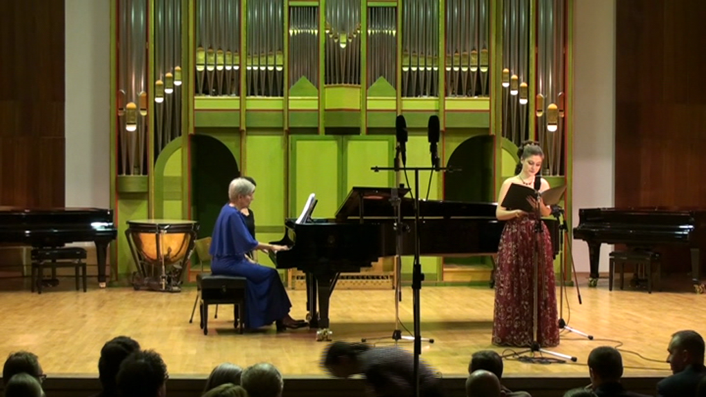 Carmen Manea pe scena Conservatorului cu soprana Alina Botez, Festivalul Intl Chopin 2010